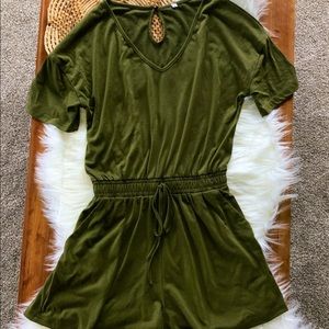 Amazon fashion | olive green romper